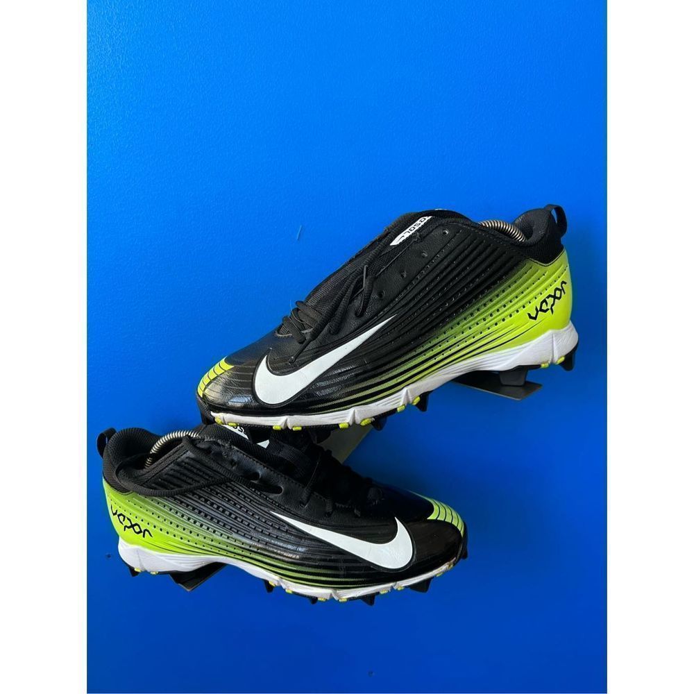 Nike Vapor Keystone 2 Low Fastflex Neon Green Baseball Cleats 684698-017 Sz 9.5